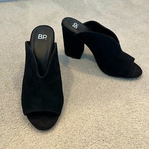 BP women’s size 8 heels, NWOT both heels have minor scratches as shown